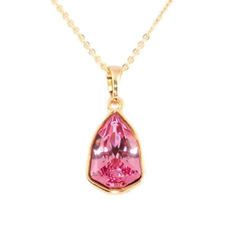 Кулон Xuping цвет 18K с кристаллами Swarovski на цепочке Кристалл Rose длина 39-44см х 1мм фото №23