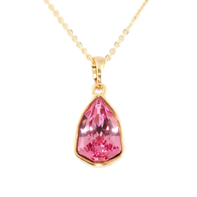 Кулон Xuping колір 18K з кристалами Swarovski на ланцюжку Кристал Rose довжина 39-44см х 1мм фото №7 Кулон Xuping колір 18K з кристалами Swarovski на ланцюжку Кристал Rose довжина 39-44см х 1мм фото №7