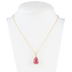 Кулон Xuping цвет 18K с кристаллами Swarovski на цепочке Кристалл Rose длина 39-44см х 1мм фото №2 Кулон Xuping цвет 18K с кристаллами Swarovski на цепочке Кристалл Rose длина 39-44см х 1мм фото №2