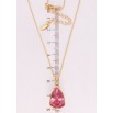 Кулон Xuping цвет 18K с кристаллами Swarovski на цепочке Кристалл Rose длина 39-44см х 1мм фото №4 Кулон Xuping цвет 18K с кристаллами Swarovski на цепочке Кристалл Rose длина 39-44см х 1мм фото №4