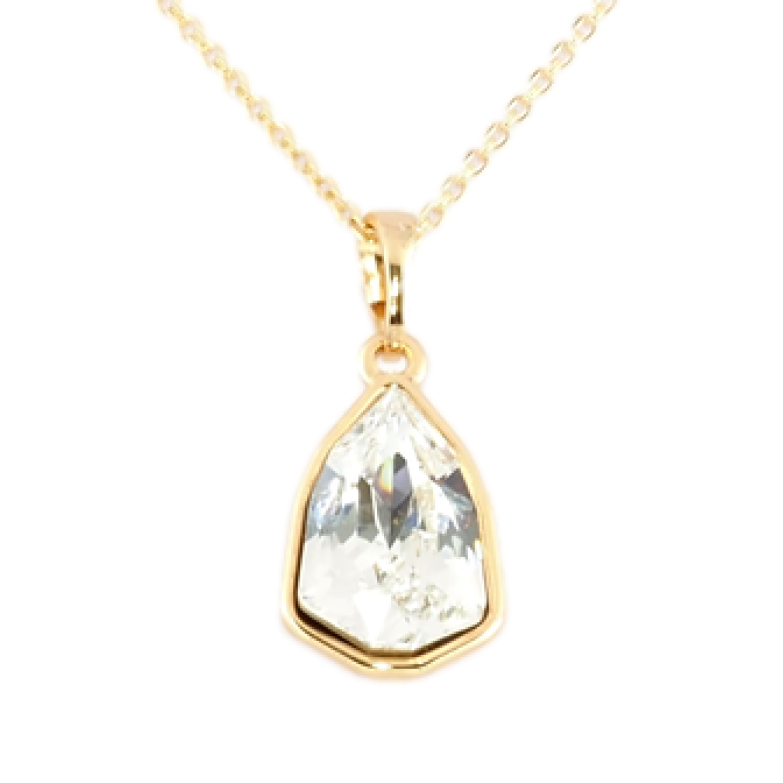Кулон Xuping колір 18K з кристалами Swarovski на ланцюжку Кристал Clear довжина 39.5-44.5см х 1мм фото №1 Кулон Xuping колір 18K з кристалами Swarovski на ланцюжку Кристал Clear довжина 39.5-44.5см х 1мм фото №1