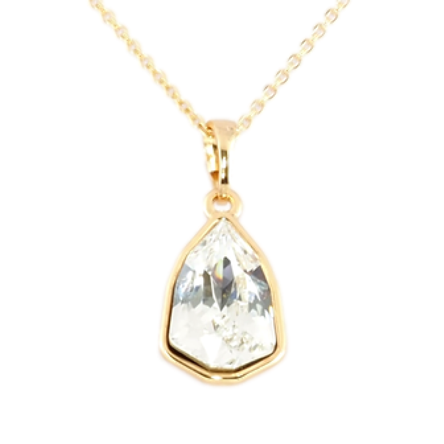 Кулон Xuping колір 18K з кристалами Swarovski на ланцюжку Кристал Clear довжина 39.5-44.5см х 1мм фото №1 Кулон Xuping колір 18K з кристалами Swarovski на ланцюжку Кристал Clear довжина 39.5-44.5см х 1мм фото №1