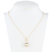 Кулон Xuping колір 18K з кристалами Swarovski на ланцюжку Кристал Clear довжина 39.5-44.5см х 1мм фото №2 Кулон Xuping колір 18K з кристалами Swarovski на ланцюжку Кристал Clear довжина 39.5-44.5см х 1мм фото №2