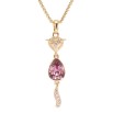 Кулон Xuping 18K с кр-ми Swarovski на цепочке Лиса с кристаллом Amethyst длина 40-45см х 1мм фото №3 Кулон Xuping 18K с кр-ми Swarovski на цепочке Лиса с кристаллом Amethyst длина 40-45см х 1мм фото №3