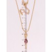 Кулон Xuping 18K с кр-ми Swarovski на цепочке Лиса с кристаллом Amethyst длина 40-45см х 1мм фото №4 Кулон Xuping 18K с кр-ми Swarovski на цепочке Лиса с кристаллом Amethyst длина 40-45см х 1мм фото №4