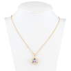 Кулон Xuping 18K с кр-ми Swarovski на цепочке Кристальный куб длина 40,5-46см х 1мм фото №2 Кулон Xuping 18K с кр-ми Swarovski на цепочке Кристальный куб длина 40,5-46см х 1мм фото №2