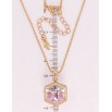 Кулон Xuping 18K с кр-ми Swarovski на цепочке Кристальный куб длина 40,5-46см х 1мм фото №3 Кулон Xuping 18K с кр-ми Swarovski на цепочке Кристальный куб длина 40,5-46см х 1мм фото №3