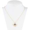 Кулон Xuping колір 18K з кр-ми Swarovski на ланцюжку Слон із кристалом Tanzanite довжина 40-45см х 1мм фото №2 Кулон Xuping колір 18K з кр-ми Swarovski на ланцюжку Слон із кристалом Tanzanite довжина 40-45см х 1мм фото №2