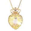 Кулон Xuping цвет 18K с кр-ми Swarovski на цепочке Сердце Sunshine Delite с короной длина 40-45см х 1мм фото №3 Кулон Xuping цвет 18K с кр-ми Swarovski на цепочке Сердце Sunshine Delite с короной длина 40-45см х 1мм фото №3