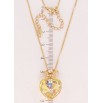 Кулон Xuping цвет 18K с кр-ми Swarovski на цепочке Сердце Sunshine Delite с короной длина 40-45см х 1мм фото №4 Кулон Xuping цвет 18K с кр-ми Swarovski на цепочке Сердце Sunshine Delite с короной длина 40-45см х 1мм фото №4