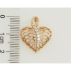 Кулон Xuping Позолота 18K Сердечко для ланцюжка до 3мм фото №2