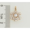 Кулон Xuping Позолота 18K Звездочка с цирконием для цепочки до 3мм фото №2 Кулон Xuping Позолота 18K Звездочка с цирконием для цепочки до 3мм фото №2