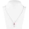 Кулон Xuping цвет Родий с кр-ми Swarovski на цепочке Бокал с кристаллом Amethyst дл. 42-47см х 1мм фото №3 Кулон Xuping цвет Родий с кр-ми Swarovski на цепочке Бокал с кристаллом Amethyst дл. 42-47см х 1мм фото №3