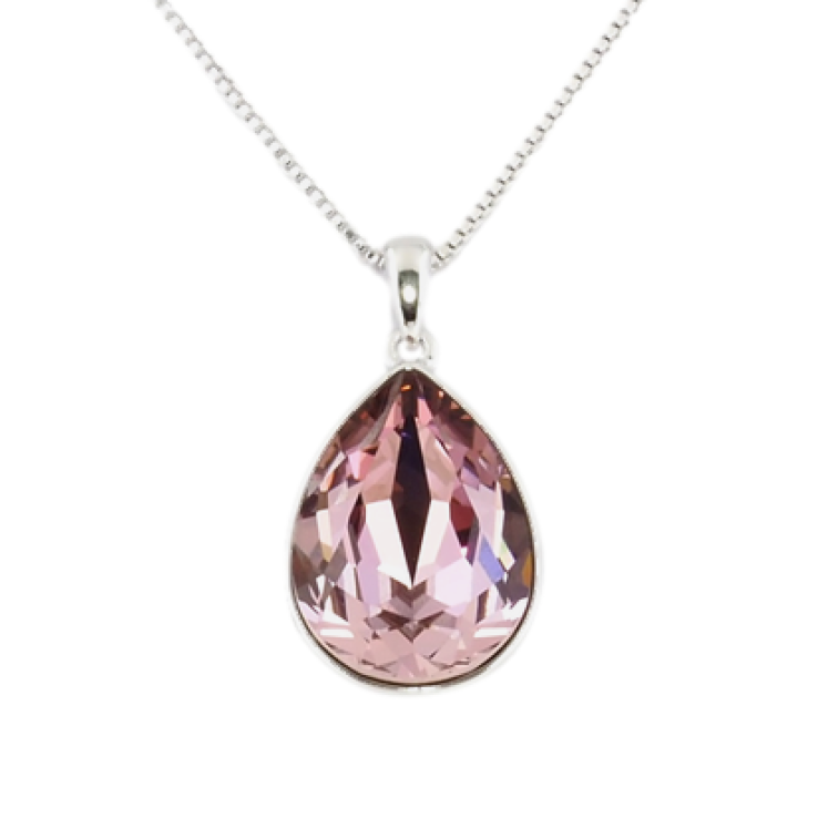 Кулон Xuping колір Родій із кристалами Swarovski на ланцюжку Кристал Antique Pink довжина 39-44.5см х 1мм фото №23 Кулон Xuping колір Родій із кристалами Swarovski на ланцюжку Кристал Antique Pink довжина 39-44.5см х 1мм фото №23