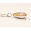 Кулон Xuping цвет Родий с кристаллами Swarovski на цепочке Кристалл Peach Delite длина 39-44см х 1мм фото №4 Кулон Xuping цвет Родий с кристаллами Swarovski на цепочке Кристалл Peach Delite длина 39-44см х 1мм фото №4