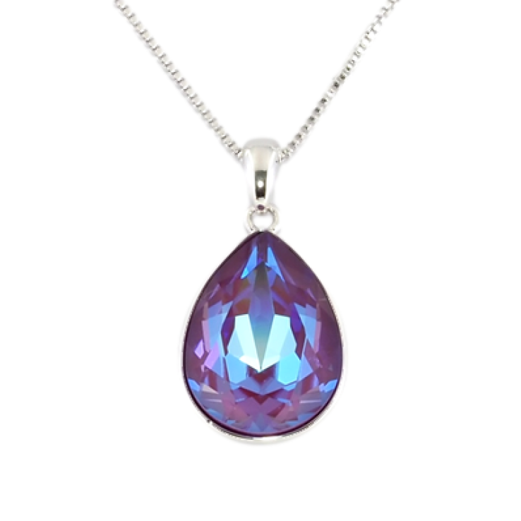 Кулон Xuping цвет Родий с кристаллами Swarovski на цепочке Кристалл Siam Shimmer длина 39-44см х 1мм фото №19 Кулон Xuping цвет Родий с кристаллами Swarovski на цепочке Кристалл Siam Shimmer длина 39-44см х 1мм фото №19