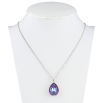 Кулон Xuping цвет Родий с кристаллами Swarovski на цепочке Кристалл Siam Shimmer длина 39-44см х 1мм фото №2 Кулон Xuping цвет Родий с кристаллами Swarovski на цепочке Кристалл Siam Shimmer длина 39-44см х 1мм фото №2
