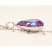 Кулон Xuping цвет Родий с кристаллами Swarovski на цепочке Кристалл Siam Shimmer длина 39-44см х 1мм фото №5 Кулон Xuping цвет Родий с кристаллами Swarovski на цепочке Кристалл Siam Shimmer длина 39-44см х 1мм фото №5
