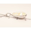 Кулон Xuping цвет Родий с кристаллами Swarovski на цепочке Кристалл White Opal длина 39.5-45см х 1мм фото №7 Кулон Xuping цвет Родий с кристаллами Swarovski на цепочке Кристалл White Opal длина 39.5-45см х 1мм фото №7