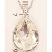 Кулон Xuping цвет Родий с кристаллами Swarovski на цепочке Кристалл Clear длина 39-44см х 1мм фото №4 Кулон Xuping цвет Родий с кристаллами Swarovski на цепочке Кристалл Clear длина 39-44см х 1мм фото №4