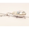 Кулон Xuping цвет Родий с кристаллами Swarovski на цепочке Кристалл Clear длина 39-44см х 1мм фото №6 Кулон Xuping цвет Родий с кристаллами Swarovski на цепочке Кристалл Clear длина 39-44см х 1мм фото №6