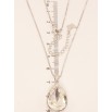 Кулон Xuping цвет Родий с кристаллами Swarovski на цепочке Кристалл Clear длина 39-44см х 1мм фото №7 Кулон Xuping цвет Родий с кристаллами Swarovski на цепочке Кристалл Clear длина 39-44см х 1мм фото №7