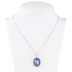 Кулон Xuping цвет Родий с кристаллами Swarovski на цепочке Кристалл Siam Shimmer длина 39-44,5см х 1мм фото №2 Кулон Xuping цвет Родий с кристаллами Swarovski на цепочке Кристалл Siam Shimmer длина 39-44,5см х 1мм фото №2