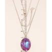 Кулон Xuping цвет Родий с кристаллами Swarovski на цепочке Кристалл Siam Shimmer длина 39-44,5см х 1мм фото №6 Кулон Xuping цвет Родий с кристаллами Swarovski на цепочке Кристалл Siam Shimmer длина 39-44,5см х 1мм фото №6