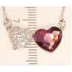 Кулон Xuping цвет Родий с кристаллами Swarovski на цепочке Пара Сердец длина 41-47 см фото №3 Кулон Xuping цвет Родий с кристаллами Swarovski на цепочке Пара Сердец длина 41-47 см фото №3