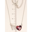 Кулон Xuping цвет Родий с кристаллами Swarovski на цепочке Пара Сердец длина 41-47 см фото №4 Кулон Xuping цвет Родий с кристаллами Swarovski на цепочке Пара Сердец длина 41-47 см фото №4