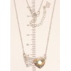 Кулон Xuping колір Родій із кристалами Swarovski на ланцюжку Пара Сердець довжина 41-47 см фото №4 Кулон Xuping колір Родій із кристалами Swarovski на ланцюжку Пара Сердець довжина 41-47 см фото №4
