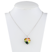Кулон Xuping колір Родій із кристалами Swarovski на ланцюжку Серце кристал Vitrail Medium довжина 39-45см х 1мм фото №2 Кулон Xuping колір Родій із кристалами Swarovski на ланцюжку Серце кристал Vitrail Medium довжина 39-45см х 1мм фото №2