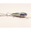 Кулон Xuping цвет Родий с кристаллами Swarovski на цепочке Кристалл Vitrail Medium длина 40-45.5см х 1мм фото №5 Кулон Xuping цвет Родий с кристаллами Swarovski на цепочке Кристалл Vitrail Medium длина 40-45.5см х 1мм фото №5