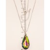 Кулон Xuping цвет Родий с кристаллами Swarovski на цепочке Кристалл Vitrail Medium длина 40-45.5см х 1мм фото №6 Кулон Xuping цвет Родий с кристаллами Swarovski на цепочке Кристалл Vitrail Medium длина 40-45.5см х 1мм фото №6