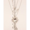Кулон Xuping цвет Родий с кристаллами Swarovski на цепочке Котик с кристаллом Clear длина 39.5-42.5см х 1мм фото №5 Кулон Xuping цвет Родий с кристаллами Swarovski на цепочке Котик с кристаллом Clear длина 39.5-42.5см х 1мм фото №5