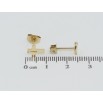 Серьги Xuping TTM Stainless Steel цвет 14K пусеты Крестики фото №2 Серьги Xuping TTM Stainless Steel цвет 14K пусеты Крестики фото №2