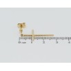 Серьги Xuping TTM Stainless Steel цвет 14K пусеты Крестики фото №2 Серьги Xuping TTM Stainless Steel цвет 14K пусеты Крестики фото №2