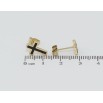 Серьги Xuping TTM Stainless Steel цвет 14K пусеты Крестики фото №2 Серьги Xuping TTM Stainless Steel цвет 14K пусеты Крестики фото №2