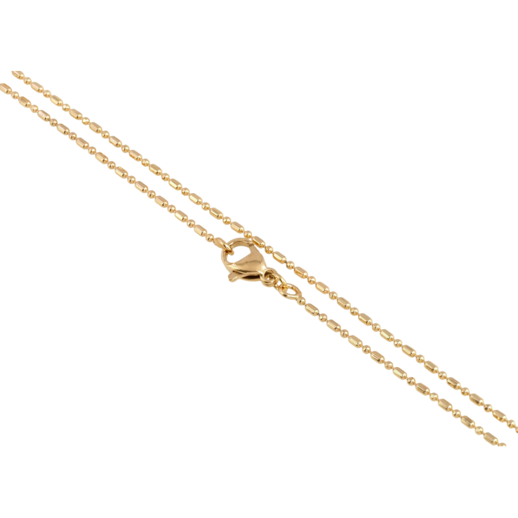 Ланцюжок Xuping Позолота 18K Плетіння Перлина довжина 49см х 1мм фото №22 Ланцюжок Xuping Позолота 18K Плетіння Перлина довжина 49см х 1мм фото №22
