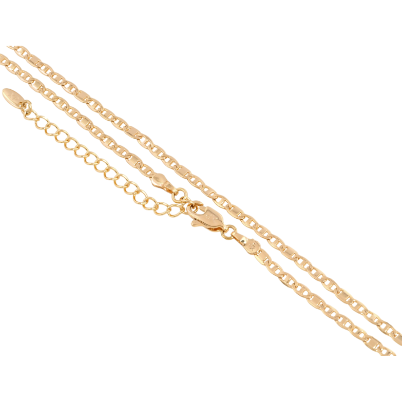Ланцюжок Xuping Позолота 18K Плетіння Морський ланцюг довжина 45-50см х 2мм фото №13