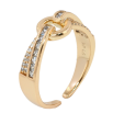 Кольцо Xuping Позолота 18K Узор с цирконием фото №2 Кольцо Xuping Позолота 18K Узор с цирконием фото №2