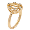 Кольцо Xuping Позолота 18K Капелька с вставками циркония фото №2 Кольцо Xuping Позолота 18K Капелька с вставками циркония фото №2