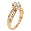 Кольцо Xuping Позолота 18K Кристальный цветочек фото №2 Кольцо Xuping Позолота 18K Кристальный цветочек фото №2