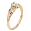 Каблучка Xuping Позолота 18K Фіаніт з пелюстками фото №2 Каблучка Xuping Позолота 18K Фіаніт з пелюстками фото №2