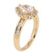 Кольцо Xuping Позолота 18K Кристальная капелька фото №2 Кольцо Xuping Позолота 18K Кристальная капелька фото №2