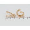 Серьги Xuping Позолота 18K английский замок Декоративные колечки с кристальными подвесками фото №2 Серьги Xuping Позолота 18K английский замок Декоративные колечки с кристальными подвесками фото №2