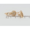 Серьги Xuping Позолота 18K английский замок Цветочки с инкрустацией цирконием фото №2 Серьги Xuping Позолота 18K английский замок Цветочки с инкрустацией цирконием фото №2