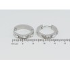 Серьги Xuping TTM Stainless Steel цвет Родий колечки Вставки радужные кристаллы фото №2 Серьги Xuping TTM Stainless Steel цвет Родий колечки Вставки радужные кристаллы фото №2