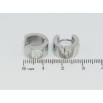 Серьги Xuping TTM Stainless Steel цвет Родий колечки Узор сердечки из радужного циркония фото №2 Серьги Xuping TTM Stainless Steel цвет Родий колечки Узор сердечки из радужного циркония фото №2