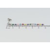 Серьги Xuping TTM Stainless Steel цвет Родий пусеты Подвески цепочки с разноцветными бусинами фото №2 Серьги Xuping TTM Stainless Steel цвет Родий пусеты Подвески цепочки с разноцветными бусинами фото №2